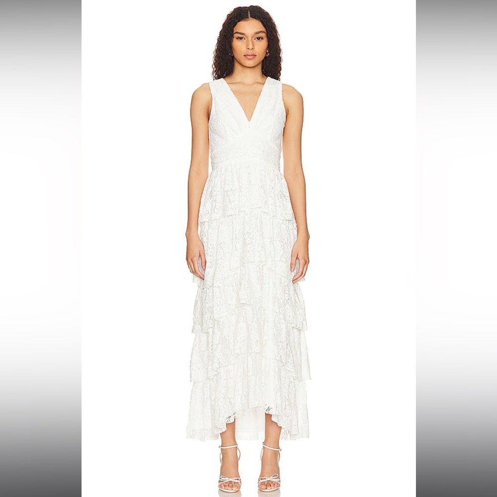 White Lace Revolve Dress - NWT